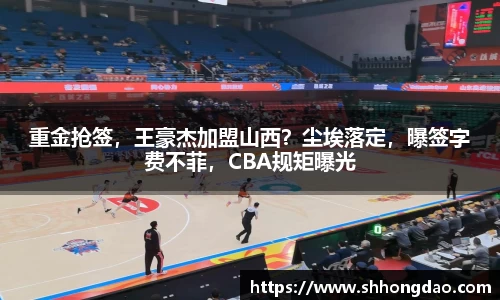 重金抢签，王豪杰加盟山西？尘埃落定，曝签字费不菲，CBA规矩曝光